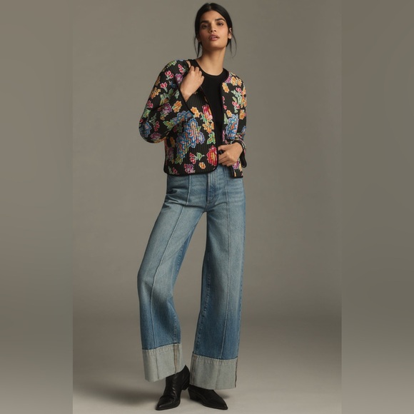 Anthropologie Quilted Reversible Jacket, XS/S NWT - Picture 4 of 9